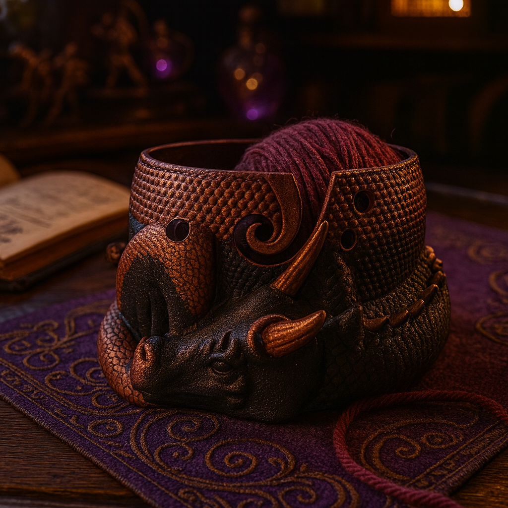 Enchanted Dragon Yarn Bowl